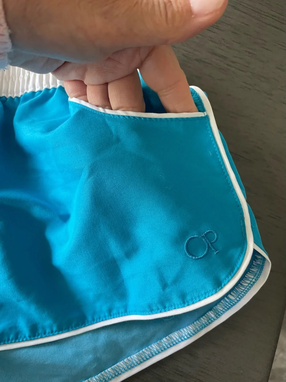 Set of OP Juniors Swim Shorts in Turquoise Blue & Hot Pink size medium and large - Picture 6 of 13
